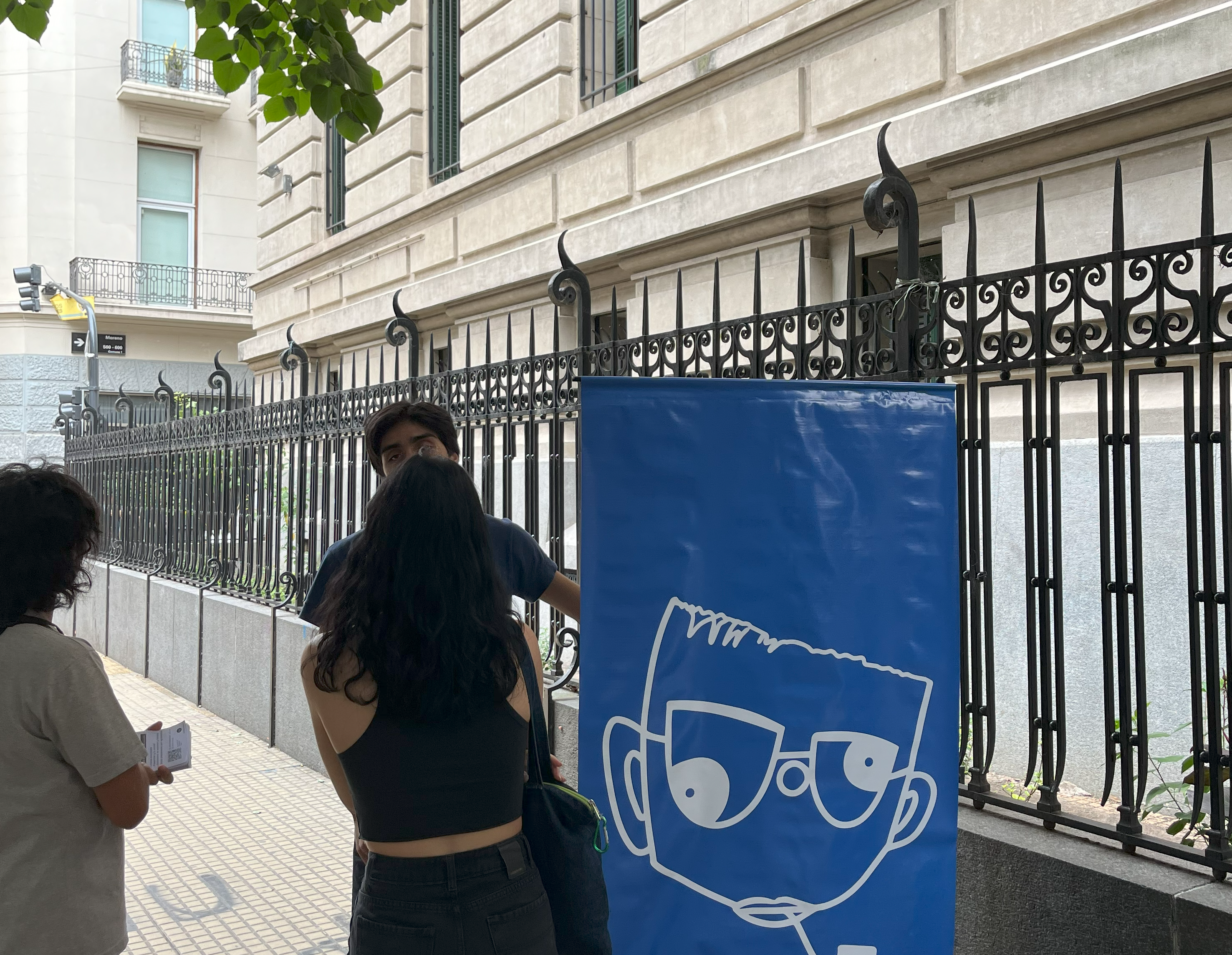 Volanteada en la puerta del CNBA